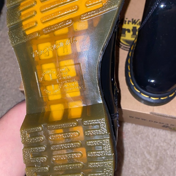 NWT Black Patent Lamper Dr Martens - Picture 7 of 9